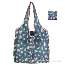 Reusable Folding Shopping Tote Bag Fits in Pocket Eco-Friendly shopping bag